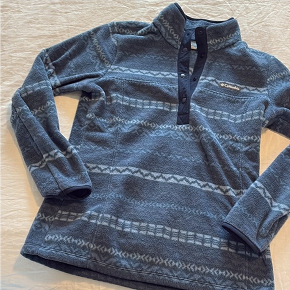 Columbia Sweaters - Columbia Gray Fleece Jacket